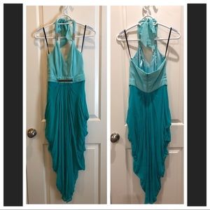 BeBe Maxi striped Green dress